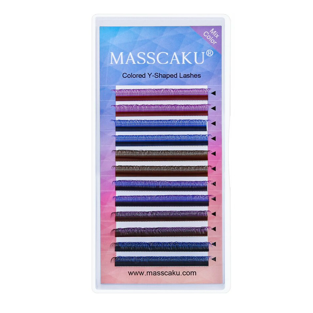 Pestañas Mascaku Lash YY Colores (13mm .07 D)