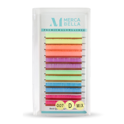 Pestañas Glow Merca Bella MIX