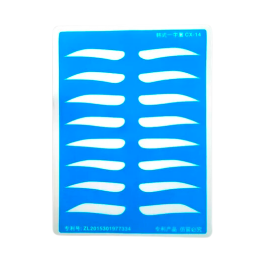 Plantilla Cejas de Latex