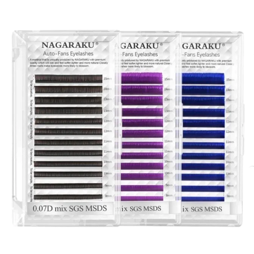 Pestañas Nagaraku Auto Fan Colores