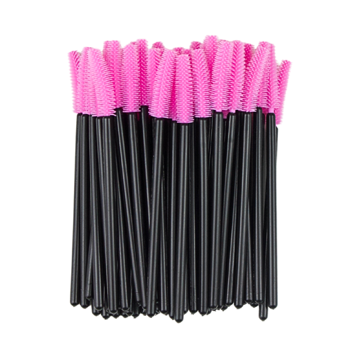 Paq. de Cepillos para Pestañas 50 PZS SILICON