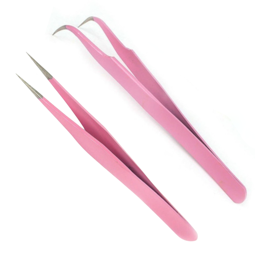 Pinza para Pestañas Rosa